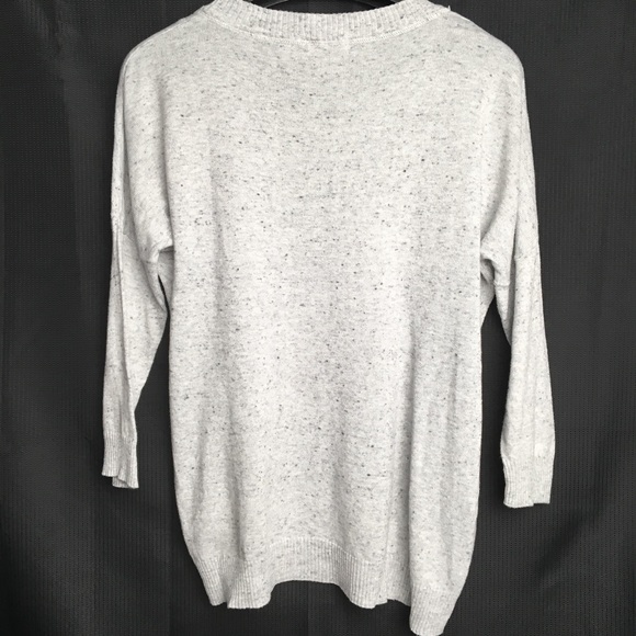 Revolution Ladies Light Grey XS 3/4 Sleeves Sweater Pull Over Top - Picture 8 of 8